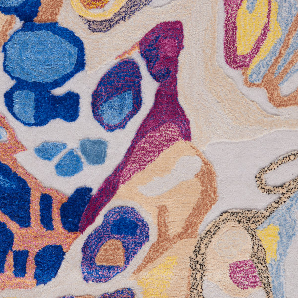 Wrought Studio Alvar Multicolor Rug Wayfair